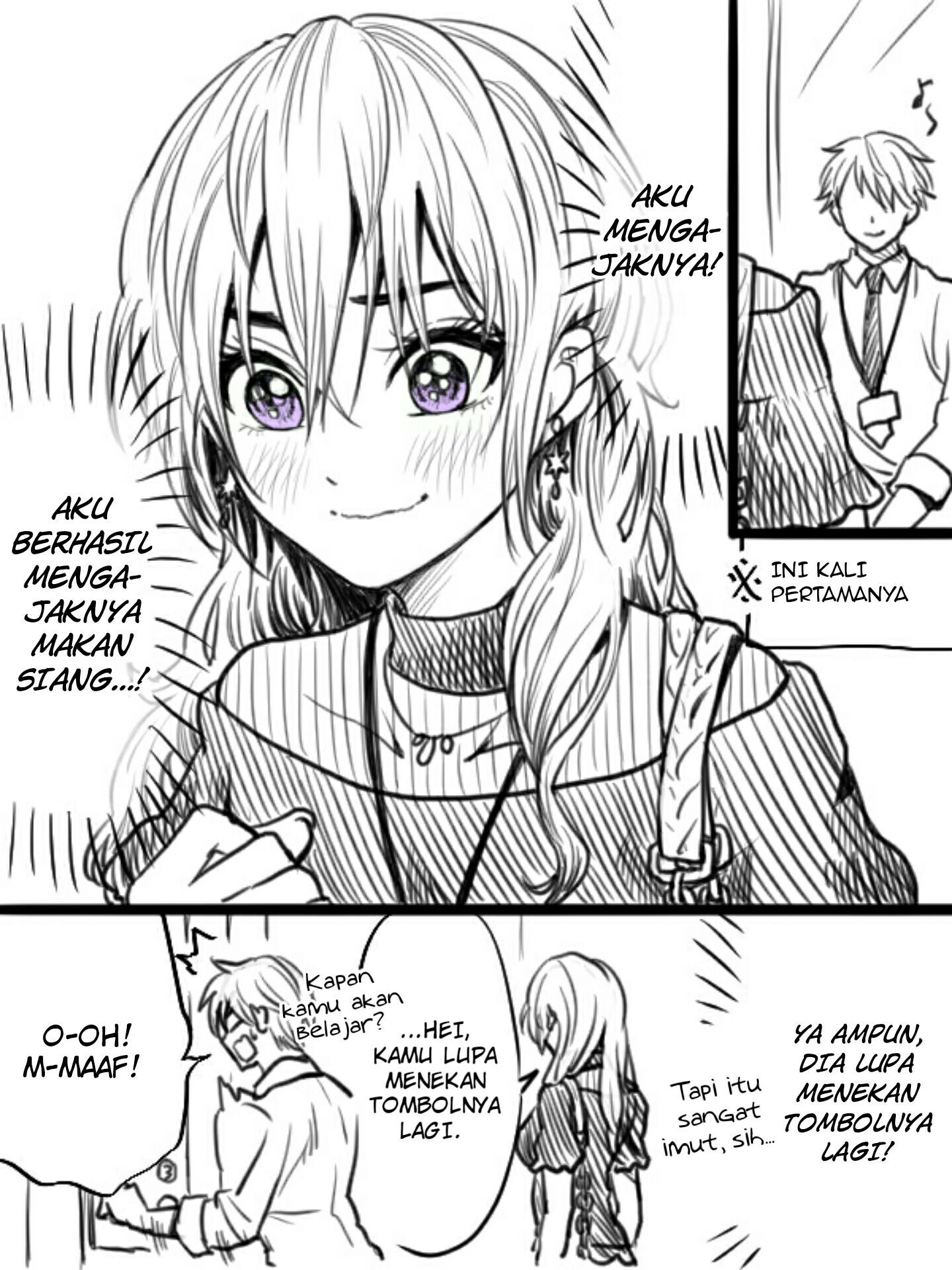 Awkward Senpai Chapter 01 Gambar 4